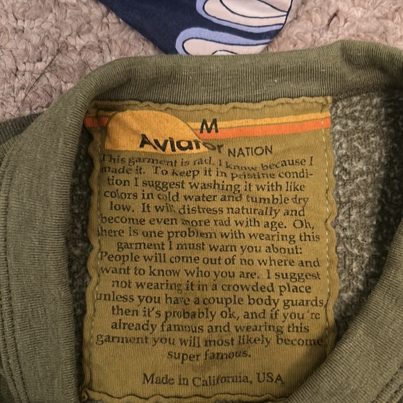 Aviator nation lightning sweatshirt - Picture 2 of 2